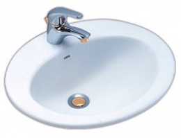 Chậu rửa lavabo COTTO C029 (âm bàn đá)